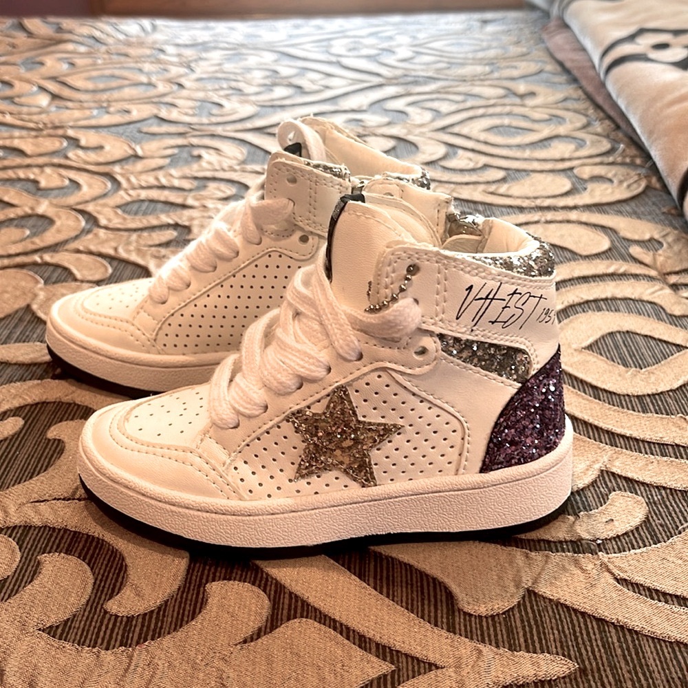 Vintage Havana Glitter Star Sneakers Toddler 9 NWOT